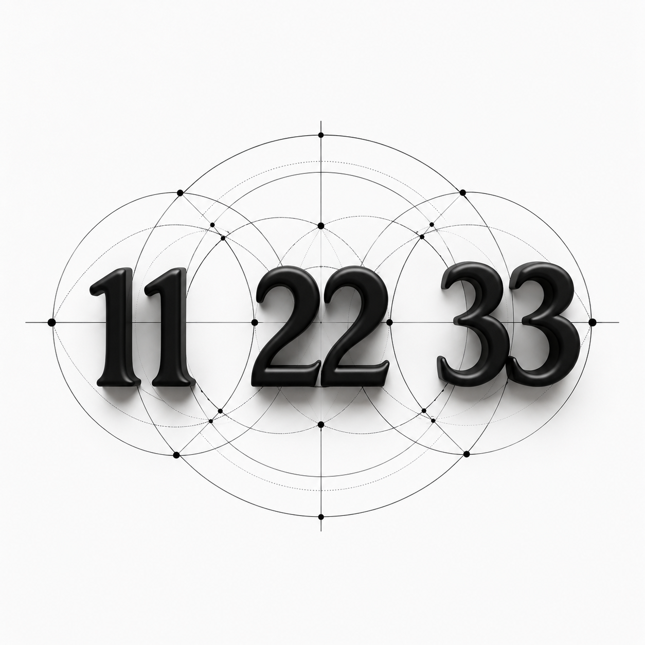 Master Numbers (11, 22, 33)