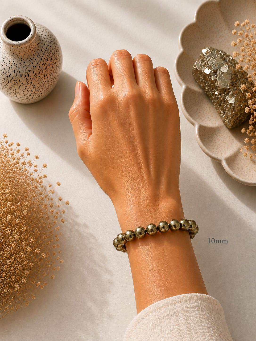 Pyrite bracelet